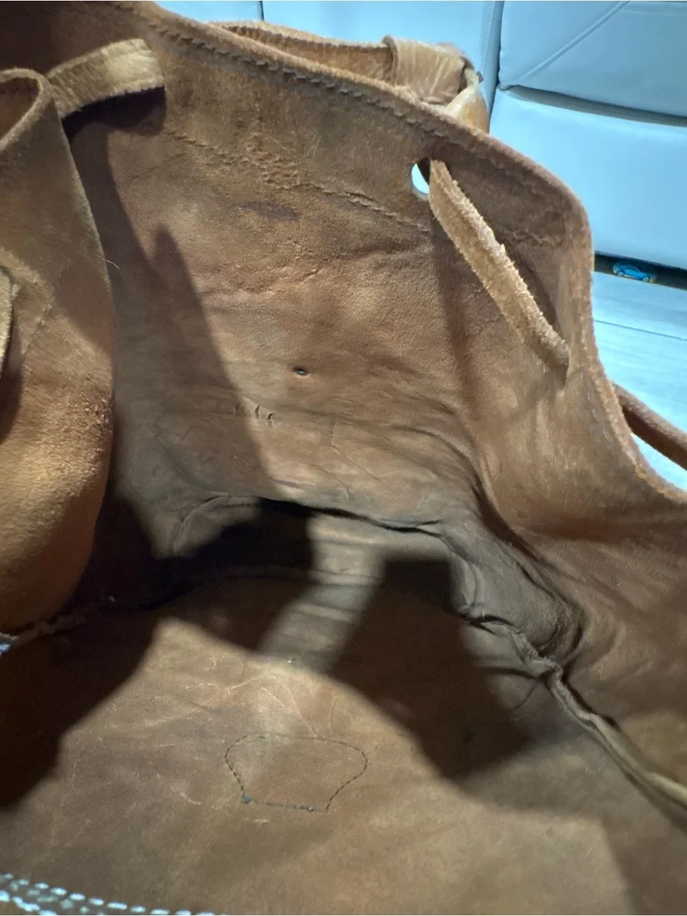 Vintage Brown Leather Men's Backpack - Classic Casual Carry